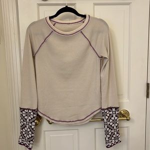 Free People “She’s Reversible Cuff” sweater